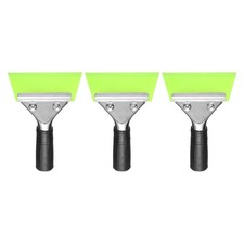 3pcs Squeegee 5 Inch Water Blade Shower Squeegee for Window Glass Door, Green
