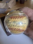 Ted Williams Stan Musial 1945 World War 2 Navy All Star Game Signed Baseball JSA