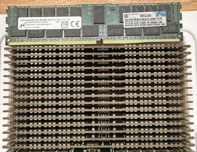 HPE 32GB DDR4-2400 ECC RDIMM Micron MTA36ASF4G72PZ-2G3B1IG 809083-091 819412