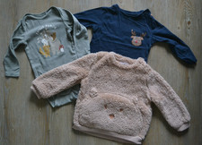 3 teiliges Set für Baby Junge Gr. 80/86 Pullover, Shirt, Body