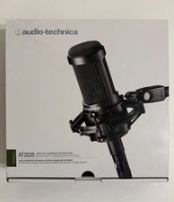 New Audio-Technica AT2035 Cardioid Condenser Microphone - Black