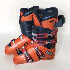 Tecnica Downhill Alpine Icon ALU Ski Boots Size 8.5 Men’s Made In Italy Orange