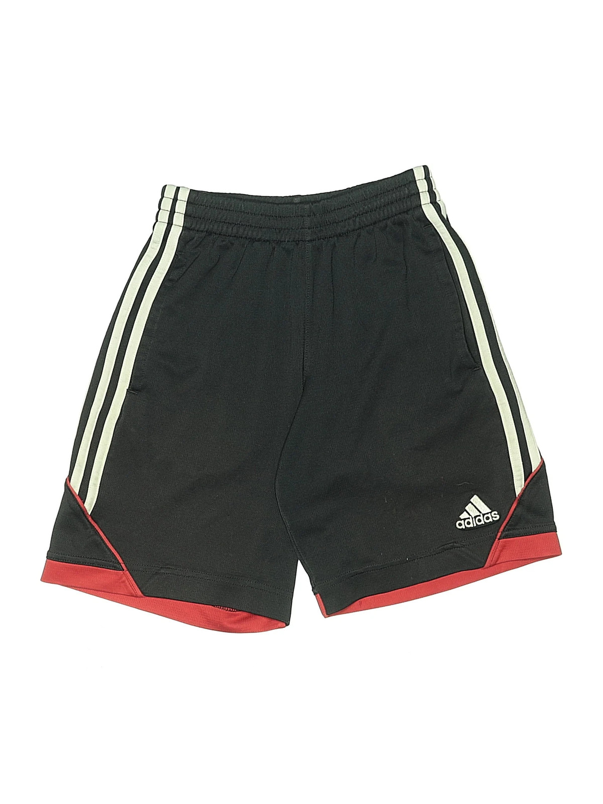 Adidas Boys Black Athletic Shorts 8