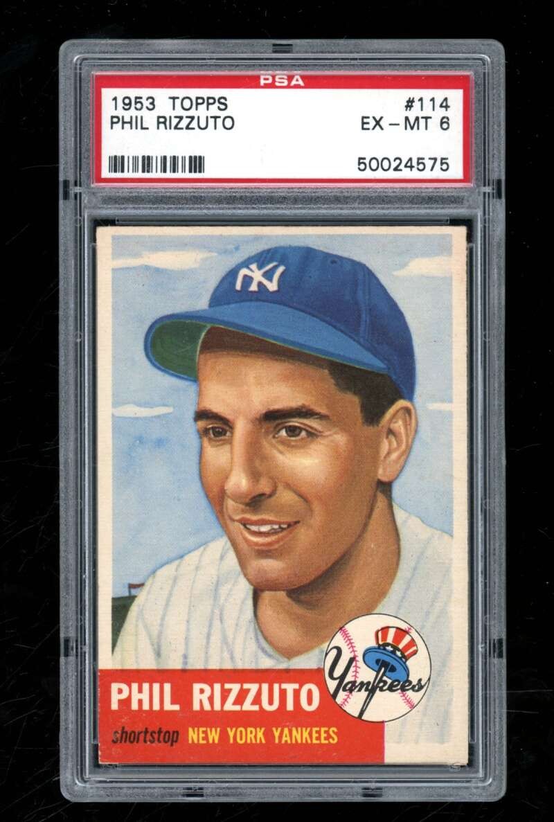 1953 Topps Phil Rizzuto #114 PSA 6 New York Yankees IC397