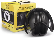 34Db NRR Hearing Protection Ear Muffs, Ear Protection for Shooting, Mowing, Work