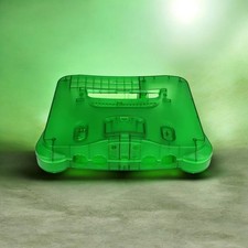 New Limited Edition Trandparent Green Replacement Shell for Nintendo 64 N64