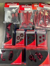 TRAXXAS MAXX/SLASH ALUM. UPGRADE PARTS- RED - NEW - RC UPGRADE PARTS