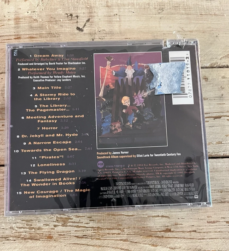  The Pagemaster - CD Original Motion Picture Soundtrack - NEW & SEALED - Image 4 of 4