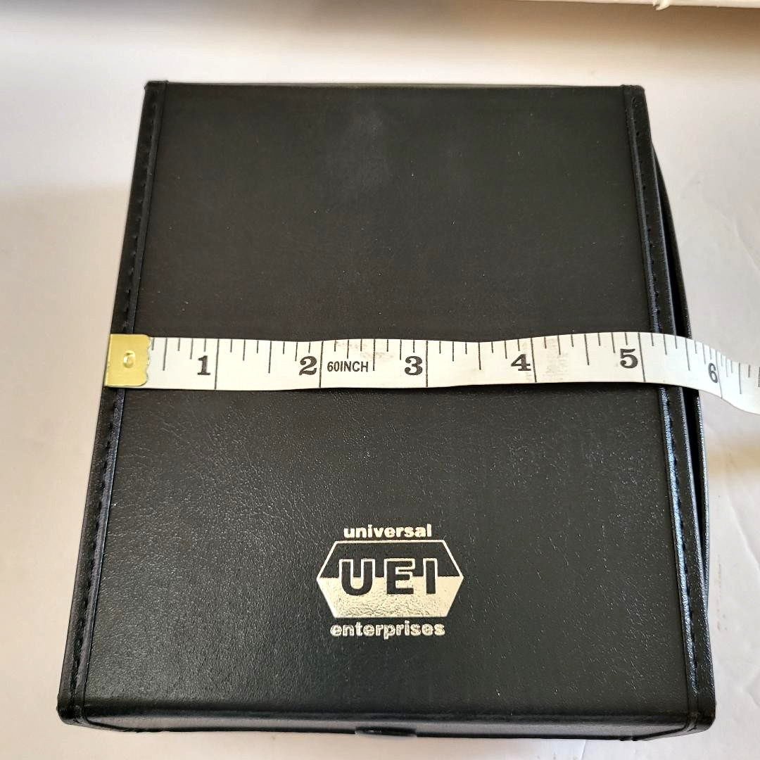 UEI M110A Analog Elect Multimeter Complete W/ Case/Box/Leads Tested &Working