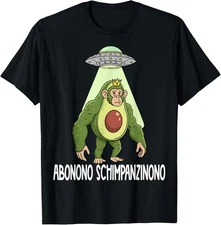 Italian Brainrot Characters Abonono Schimpanzinono Unisex T-Shirt