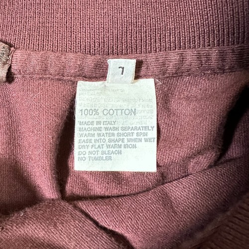 Vintage 80s Giorgio Armani Le Collezioni Italian Made Polo Shirt Size Large - Picture 5 of 7