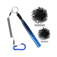 Secure Wacky Rig System, O,Ring Retention, Ideal for Worm Lures & Fishing