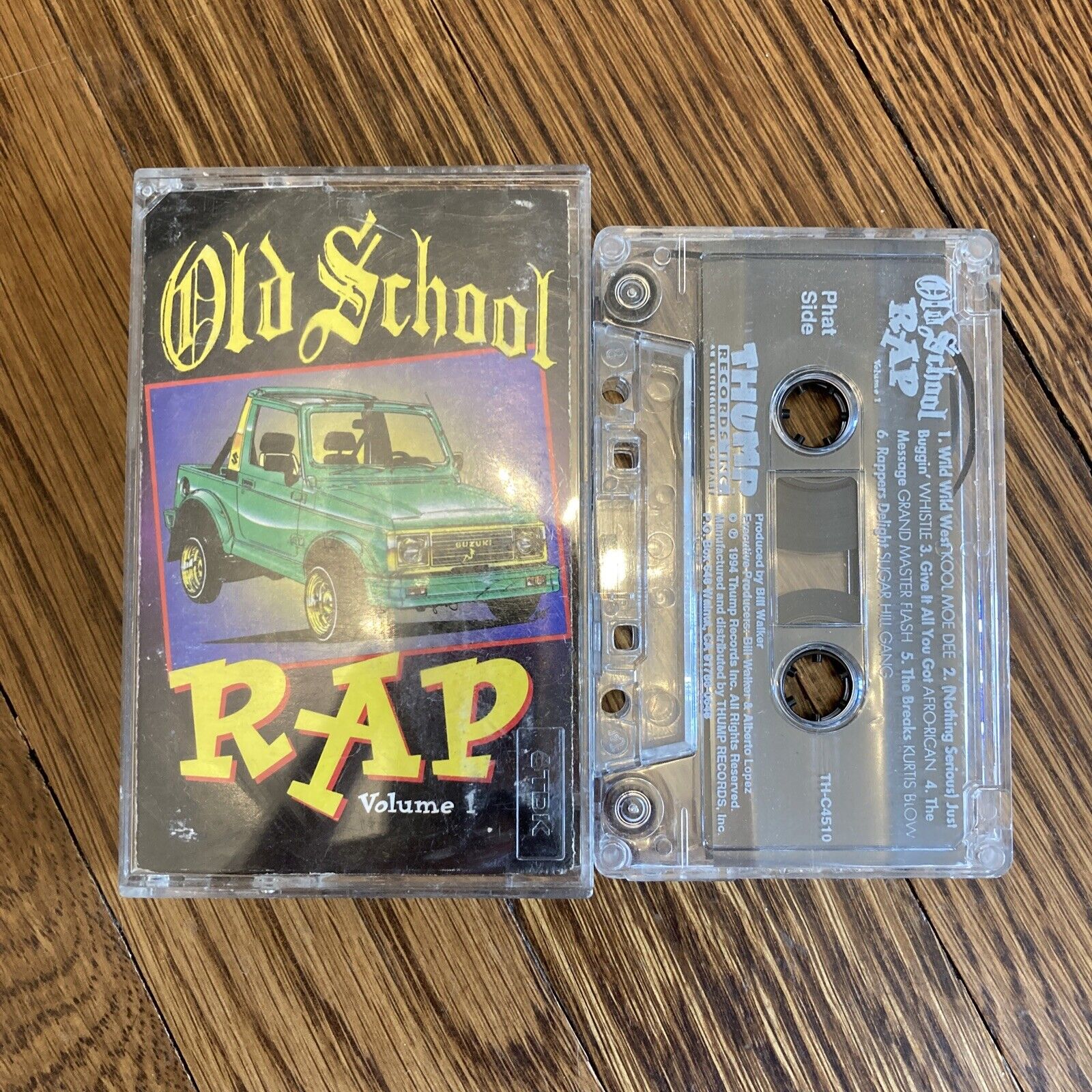 Old School Hip Hop Cassette Tape Rap Music Lovers Grocery Bag