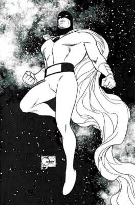 Space Ghost (2024) #2 Cover X (1:7) FOC Quesada Black & White Virgin Variant