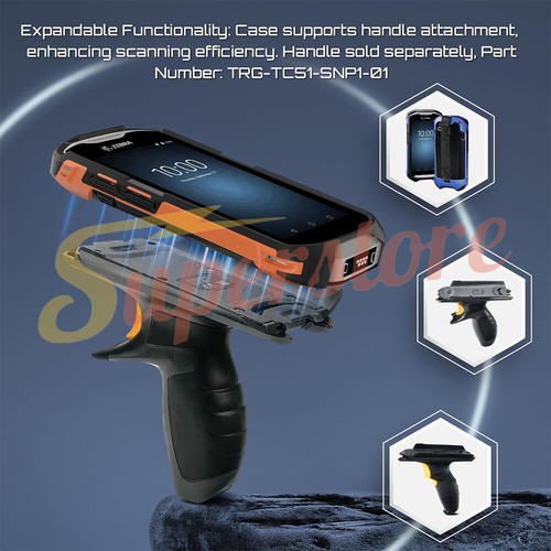 Mango de gatillo de escaneo y funda protectora para Zebra TC52X TC57X TC52AX TC520L - Imagen 29 de 62