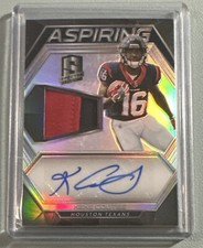 KEKE COUTEE 2018 Panini Spectra Aspiring Rookie Jersey Patch Autograph 065/249