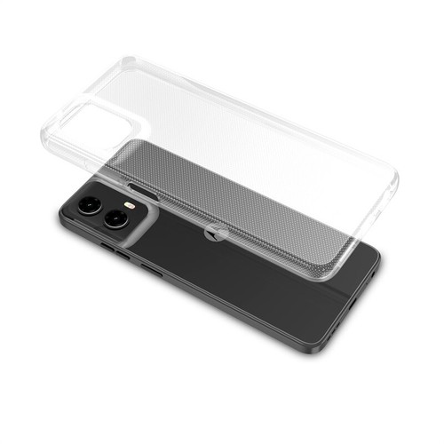 Candy Cover Slim Rubber Silicone TPU Case for Motorola Moto G 5G (2024) Clear - Imagen 7 de 8