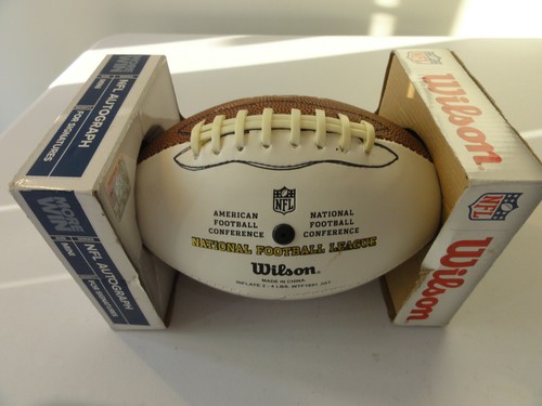 Roger Goodell NFL Commissioner Signed Wilson mini Ball - Picture 4 of 11