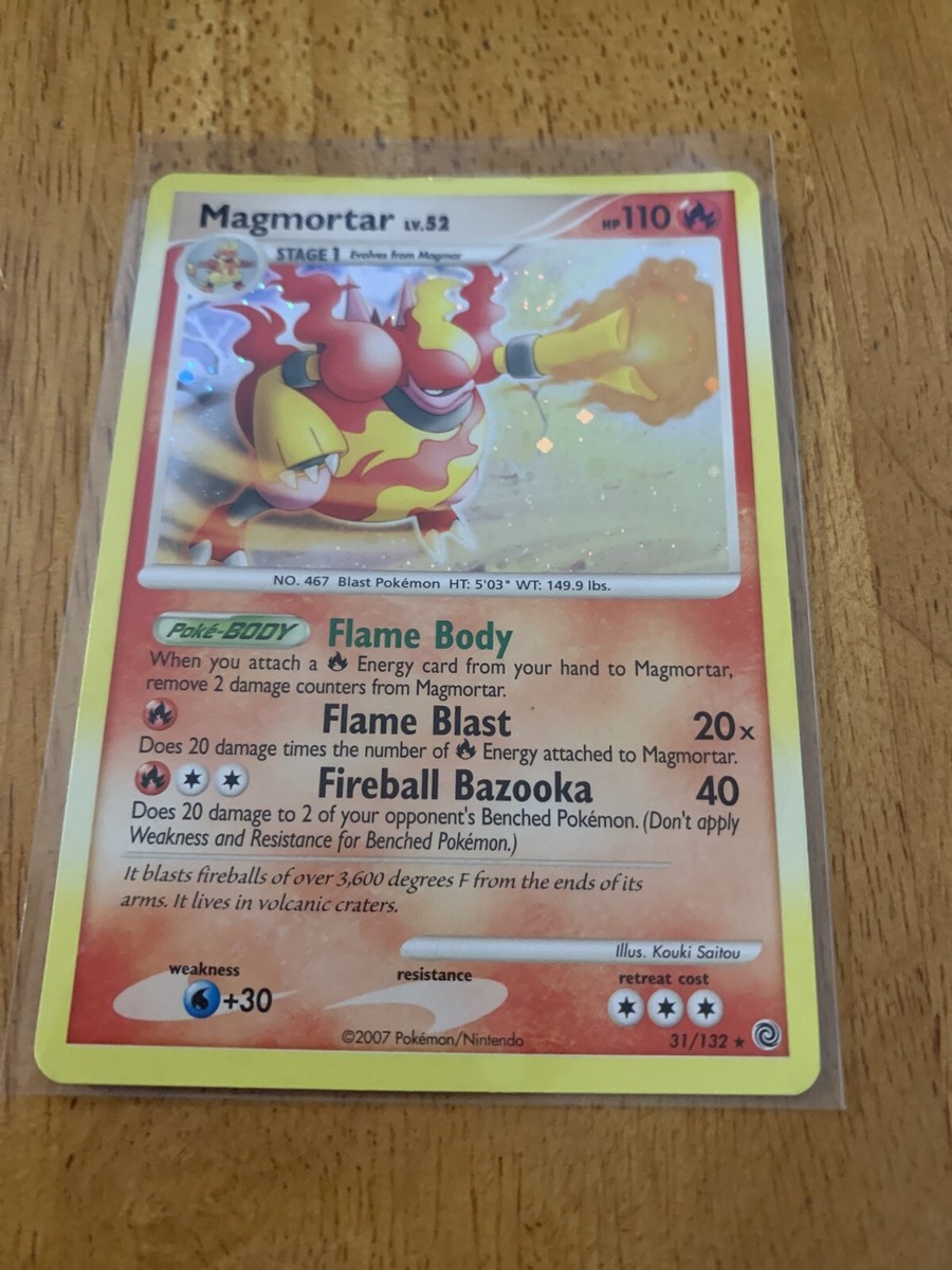 Magmortar - Secret Wonders Set - Holo - 31/132 - Rare - Pokemon Card - NM Magmortar - Secret Wonders Set - Holo - 31/132 - Rare - Pokemon Card - NM