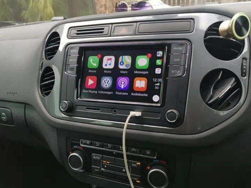 Original Radio System CarPlay Android Auto RCD340 For VW Tiguan Transporter SP - Picture 6 of 10