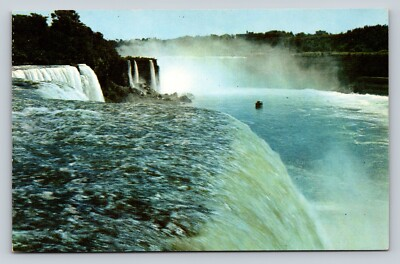 #ad #ad Prospect Point View Of Niagara Falls New York Waterfall VINTAGE Postcard $7.79