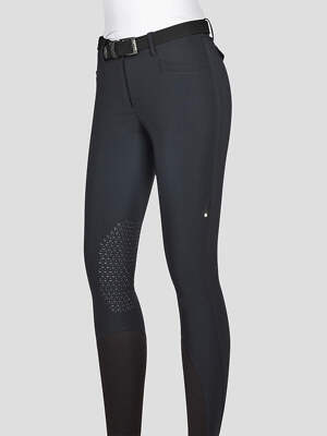 Atirk Breech with Knee Grip - Black - Ladies