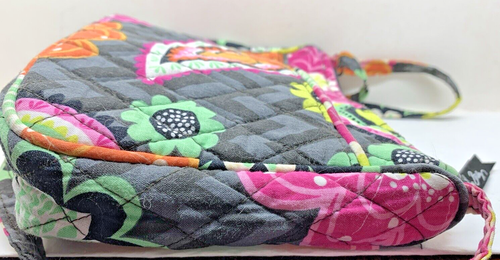 Vera Bradley Small Floral Purse With Adjustable Strap & Outside Pocket - Picture 5 of 10