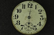 VINTAGE 18 SIZE ELGIN O.F. POCKET WATCH MOVEMENT GRADE 74 - NOT RUNNING