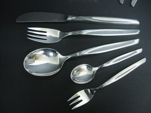 BSF Modell JASMIN Silberbesteck Tafel 6 Personen 30 Teile in Silber 90er TOP - Picture 2 of 4