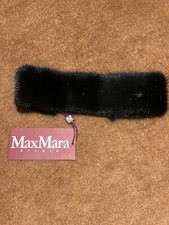 Fascia visone nero MaxMara studio nuova