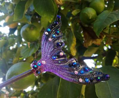 Hair Stick Mermaid Rhinestone Huge Fin Ocean Hair pin Hairstick Hair Stick Mermaid Rhinestone Huge Fin Ocean Hair pin  main image 4