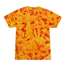 Orange Fire  Tie Dye T-Shirts Adult & Kids Sizes Cotton Colortone