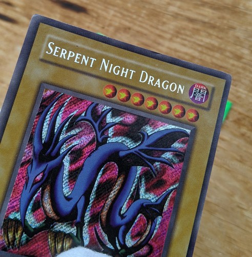 1996 Yu-Gi-Oh YuGiOh Holo Card Serpent Night Dragon MRL-103 English Konami - Picture 10 of 13