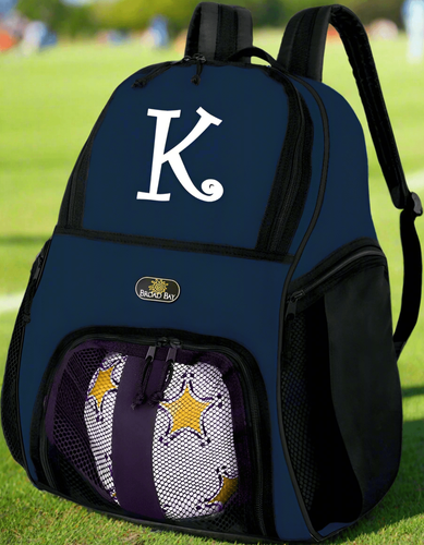 Personalized Soccer Backpack or Volleyball Bag Black - Picture 11 of 12