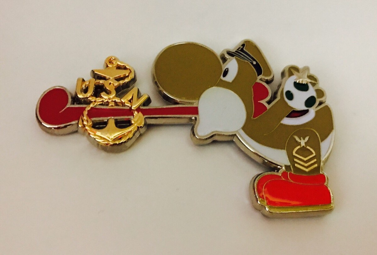 チャレンジコイン　USN ヨッシー　マリオ Nintendo Yoshee Yoshi Navy CPO Chief Challenge Coin Mario