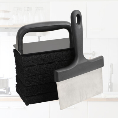 Blackstone 7 Piece Professional Griddle Cleaning Kit Scraper Scouring Brick Tool