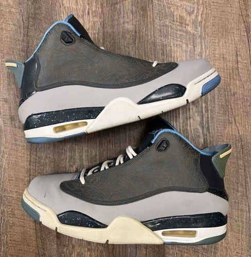 Air Jordan Dub Zero Wolf Grey University Blue Size 11 Sneakers w/ Box 311046-007 - Picture 3 of 12