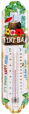 Nostalgic-Art - Garten Metall-Thermometer Innen Aussen Analog - Tiki Bar