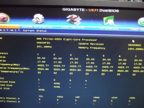AMD FX 8320 cpu gigabyte ga 990fxa ud3 motherboard combo - Picture 3 of 11