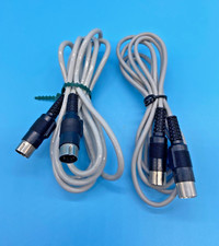 #SE3390# 2 Stück seltene Kabel für Robotron PC KC85 u.a. Heimcomputer *RARITÄT*