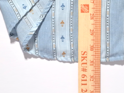 Cowboys Roper Western Shirt Mens Pearl Snap Blue Striped Size M Short Sleeve EUC - Picture 8 of 8