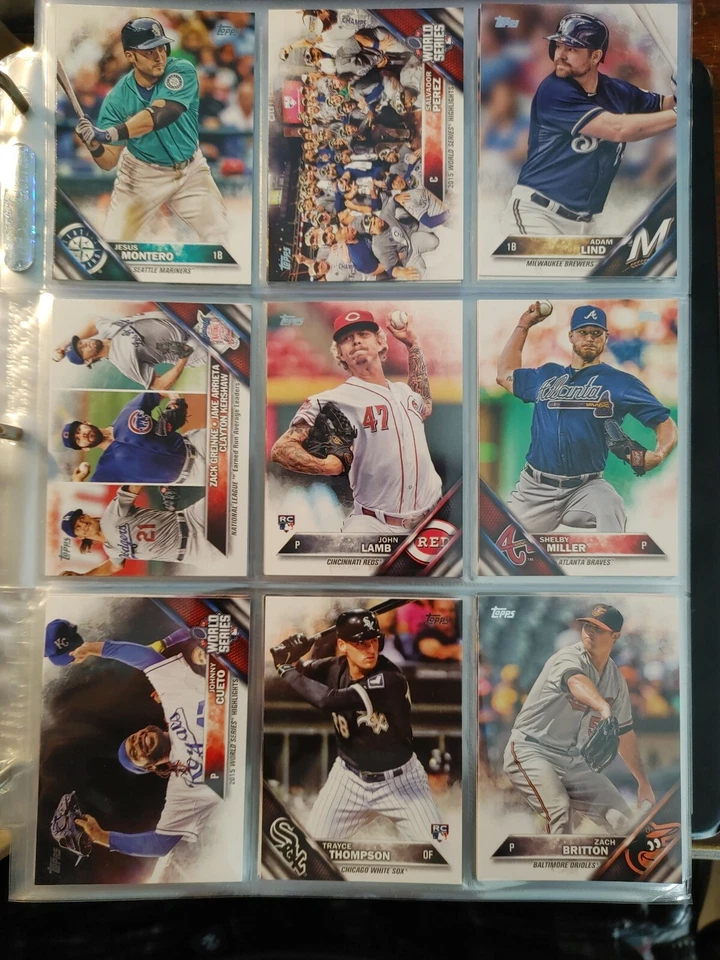 2016 Topps base cards 1-250 Pick from drop down - Image 2 of 4