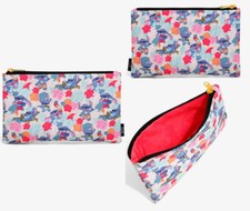 Loungefly Disney Lilo  Stitch Tropical Makeup Bag Case Cosmetic Bag