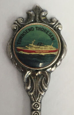 Vintage Souvenir Spoon US Collectible Townsend Thoresen 4.5 
