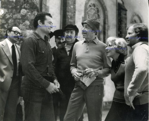 *Eric Tabarly Robert Dhéry tournage Vos gueules les mouettes Photo kodak vintage