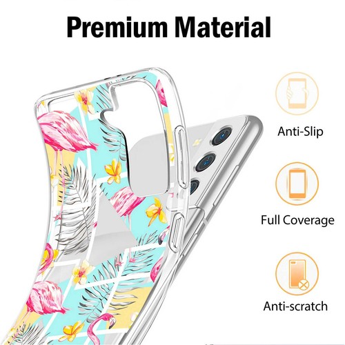 Funda Carcasa TPU Transparente Estampado Flamenco Para Samsung Galaxy A05S A25 A15 A56 A35 A16 - Imagen 47 de 96