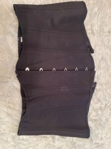 Charmain Women's Corset black underbust 5x Renaissance Steam Punk Costume Sexy