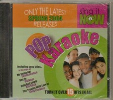 Sing it Now Pop Karaoke: Spring 2004 - 15 Hits CD New/Sealed - Rare/OOP