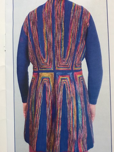 Knitting booklet Prism yarns Blythe Spirial Miter skirt wrap scarf knit