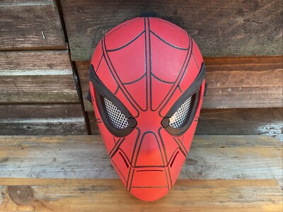 Hasbro Marvel Spiderman Maske mit beweglichem Mund & Augenbrauen 2016 verstellbarer Riemen